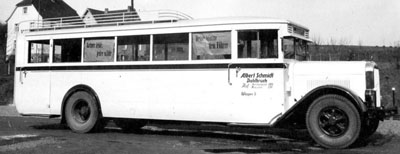 Ein 46-Sitzer Henschelbus 1931