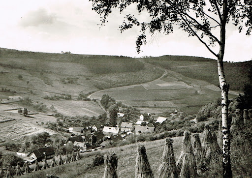 Alte Dorfansicht von Nauholz Ende der 50er Jahre